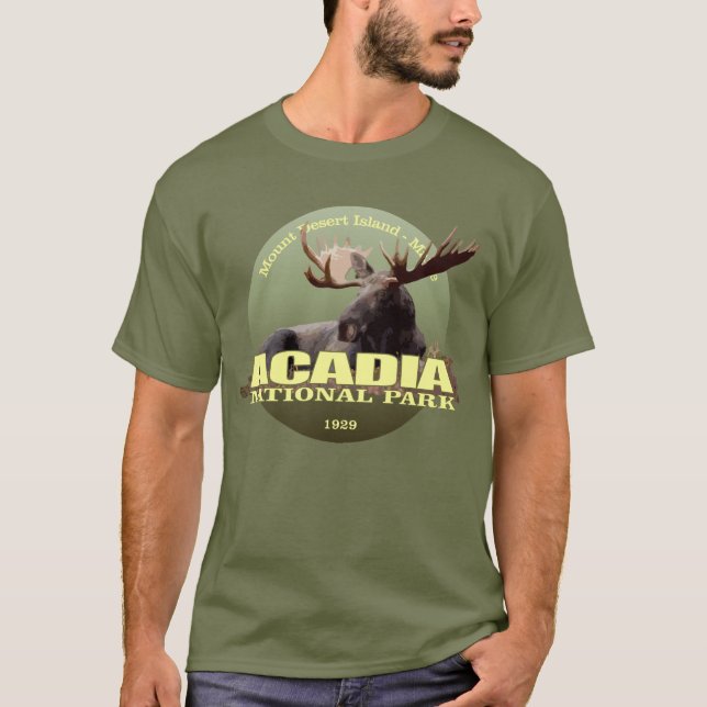 Acadia National Park (Moose) WT Tee (Framsida)