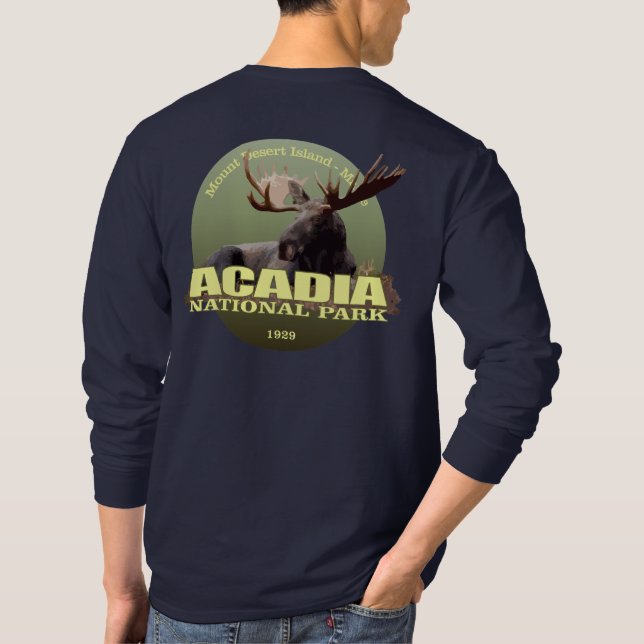 Acadia National Park (Moose) WT Tröja (Baksida)