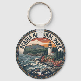 Acadia National Park Nyckelring | Maine Fyrtorn &