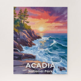 Acadia National Park | Otter Cliffs Maine Travel Pussel