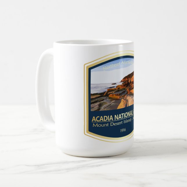 Acadia National Park (PF1) Kaffemugg (Framsida vänster)
