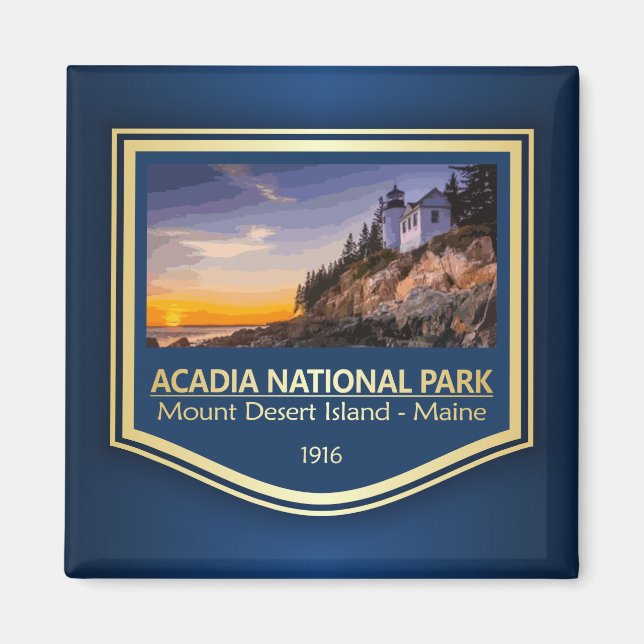 Acadia National Park (PF2) Magnet (Framsidan)