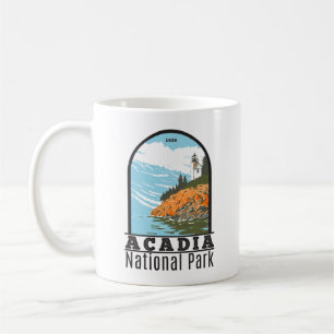 Acadia National Park Pub Harbour Lighthouse Maine Kaffemugg