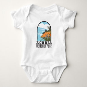 Acadia National Park Pub Harbour Lighthouse Maine T Shirt