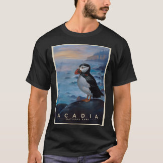 Acadia National Park Puffin T Shirt