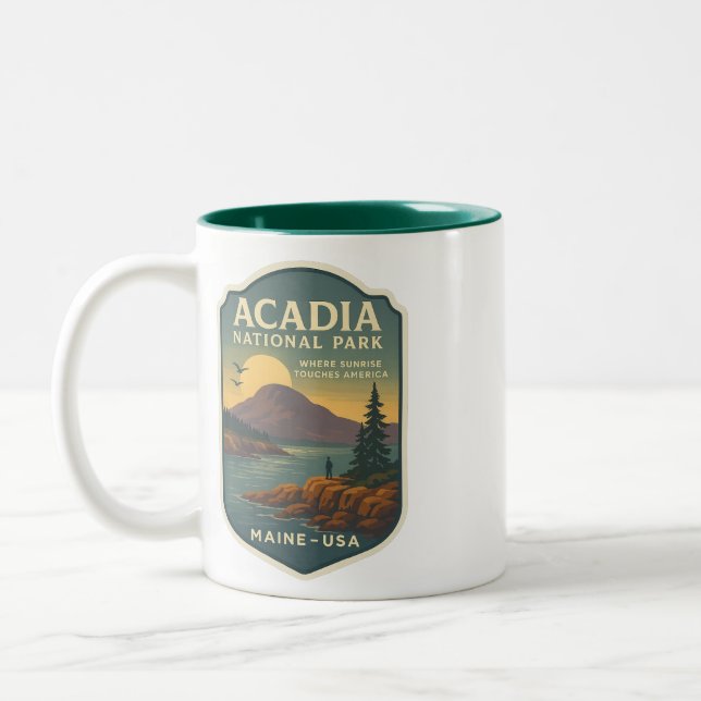 Acadia National Park Resemugg Två-Tonad Mugg (Vänster)