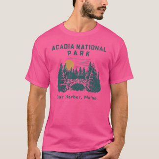 Acadia National Park retro vän T Shirt