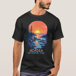 Acadia National Park - Sunset Kusten T Shirt