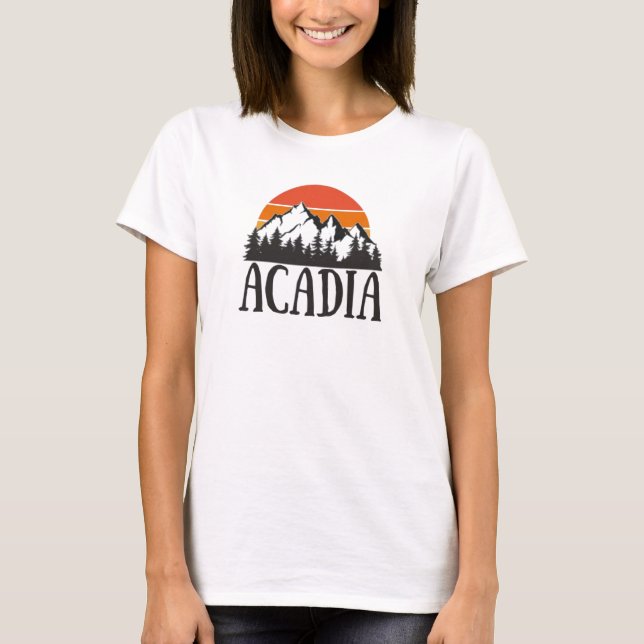 ACADIA NATIONAL PARK T SHIRT (Framsida)
