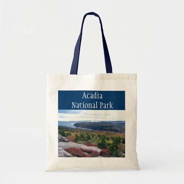 Acadia National Park Tote Bag Tygkasse (Framsidan)