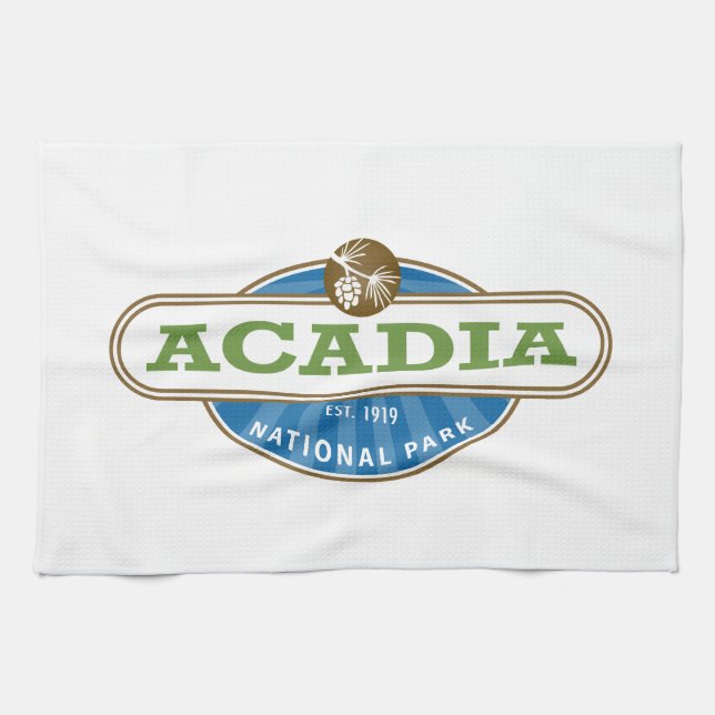 Acadia National Park USA Kökshandduk (Horisontell)