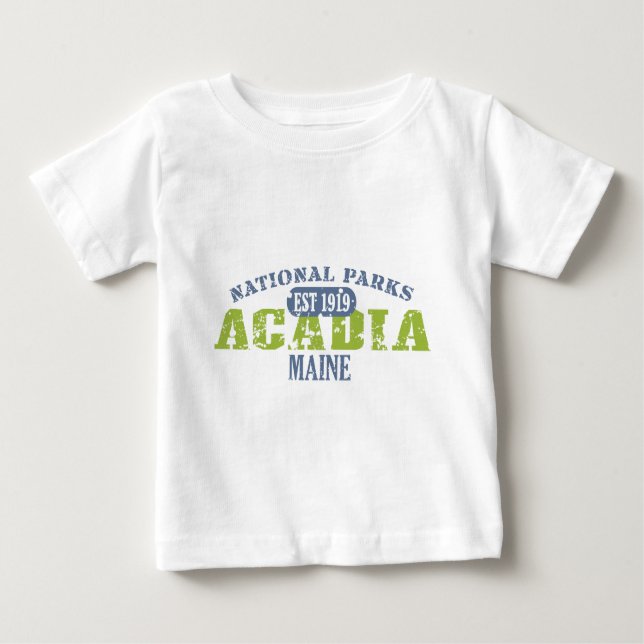 Acadia National Park USA T Shirt (Framsida)