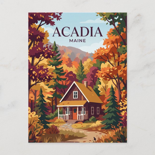 Acadia National Park USA Vykort (Framsida)