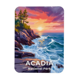Acadia National Park | Utterklipporna Maine Resa Magnet