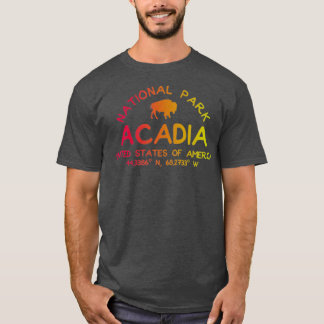Acadia National Park Vintage Souvenir Maine ME T Shirt