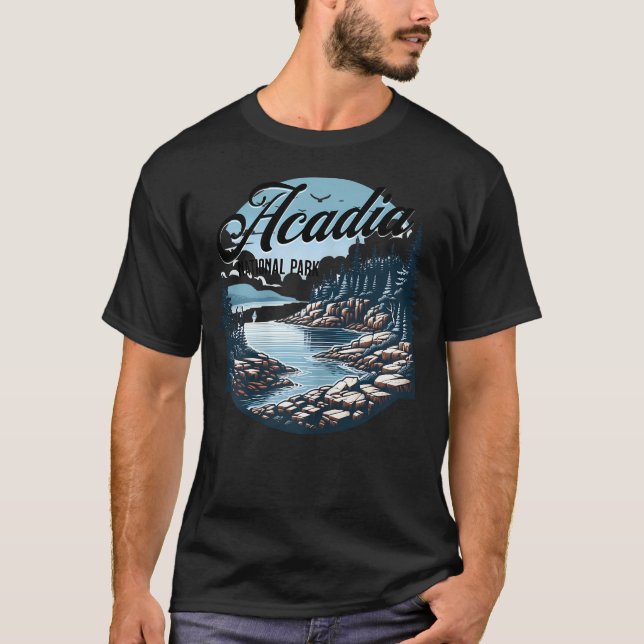 Acadia National T Shirt (Framsida)