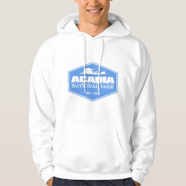 Acadia nationalpark 3 hoodie (Framsida)