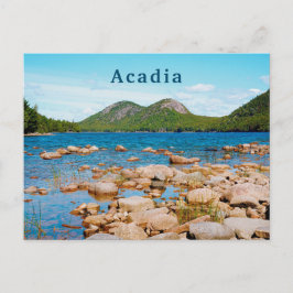 Acadia nationalpark Jordan Pond Maine Vykort