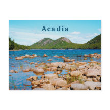 Acadia nationalpark Jordan Pond Maine