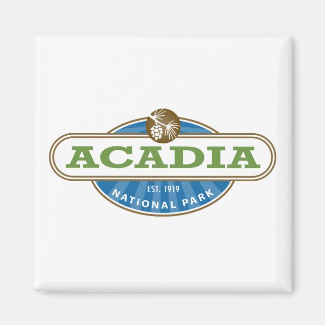 Acadia nationalpark magnet (Framsidan)