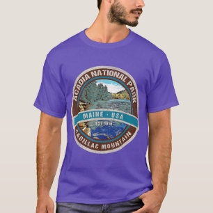Acadia nationalpark Maine Cadillac Mountain T Shirt
