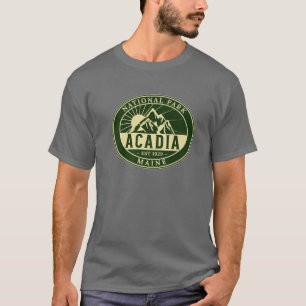Acadia nationalpark Maine Hike utomhus T Shirt