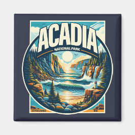 Acadia nationalpark Maine Magnet