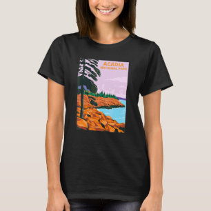 Acadia nationalpark Maine Mount Desert Island T Shirt