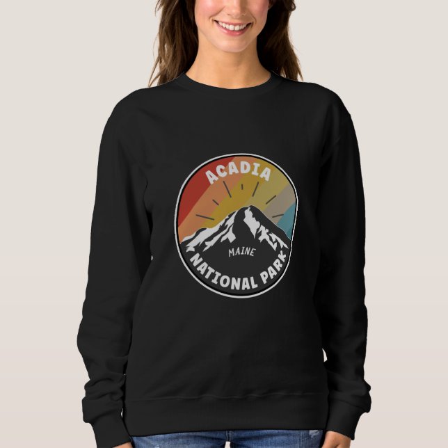 Acadia nationalpark Maine T Shirt (Framsida)