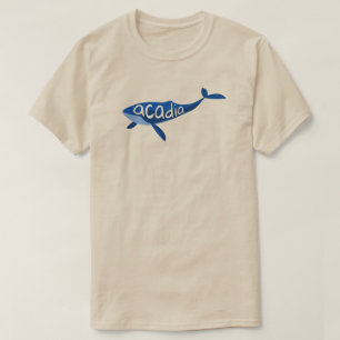 Acadia nationalpark Maine Whale T Shirt