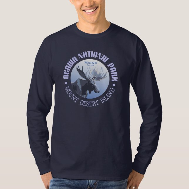 Acadia nationalpark (moose) tee shirt (Framsida)