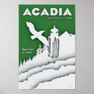 Acadia nationalpark Poster