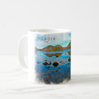 Acadia nationalpark Sketch Mugg