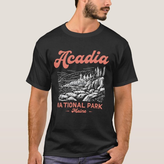 Acadia nationalpark t shirt (Framsida)