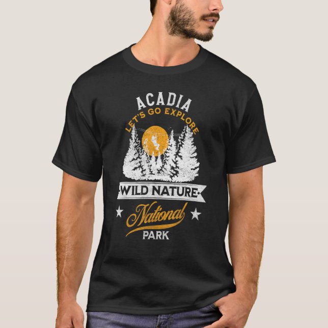 Acadia nationalpark t shirt (Framsida)