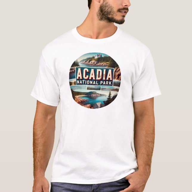 Acadia nationalpark t shirt (Framsida)