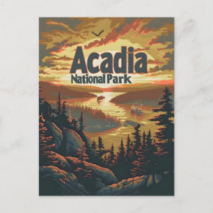 Acadia nationalpark vykort