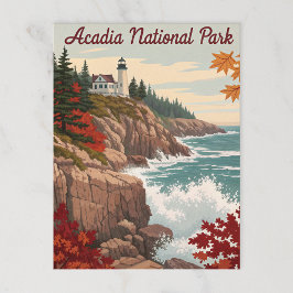 Acadia nationalpark vykort