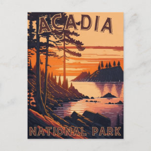 Acadia nationalpark vykort