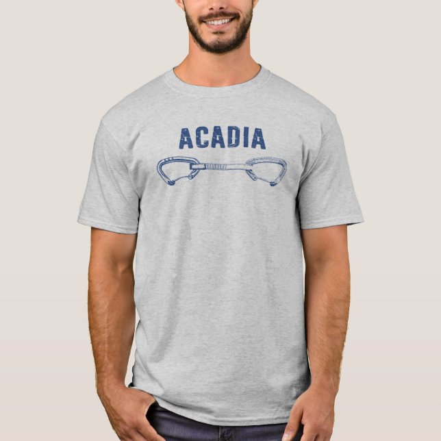 Acadia nationalparkens klätterkvickdraw t shirt (Framsida)
