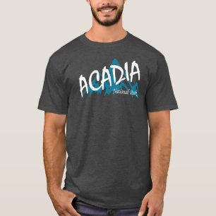 Acadia nationalparksbergen t shirt