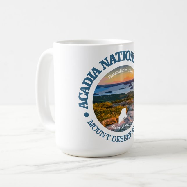 Acadia NP (Cadillac Mtn) Kaffemugg (Framsida vänster)