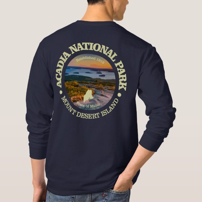 Acadia NP (Cadillac Mtn) T Shirt (Baksida)
