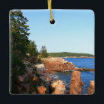 Acadia Rocky Beach nära Thunder Hål Julgransprydnad Keramik<br><div class="desc">De bergiga stränderna i nationalparken Acadia är berömda för sin skönhet. Här är en vy nära berömden Thunder Hål. Det här fotot visas också som "Acadia Rocky Beach nära Thunder Hål" i widescreenformat tapet från www.mlewallpapers.com. Kolla in vår butik för fler foton från Acadia National Park och andra berömden US...</div>