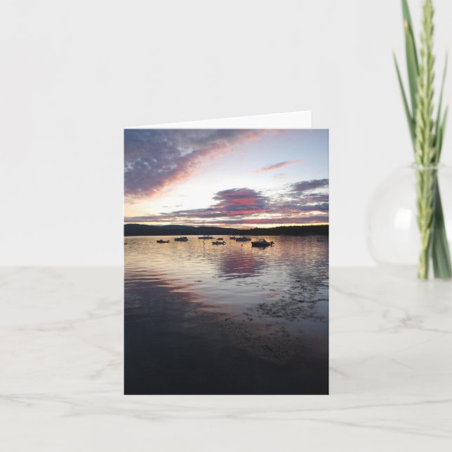 Acadia Sunrise Notecard-2 Kort (Framsida)