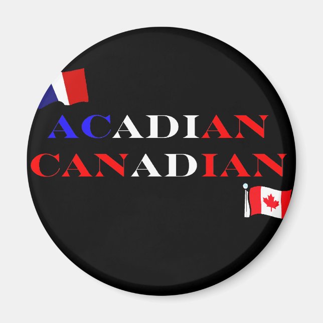 Acadian Canadian Magnet (Framsidan)