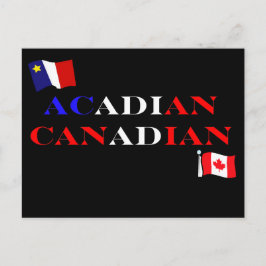 Acadian Canadian Vykort