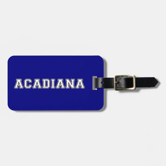 Acadiana Bagagebricka (Horisontell Framsida)