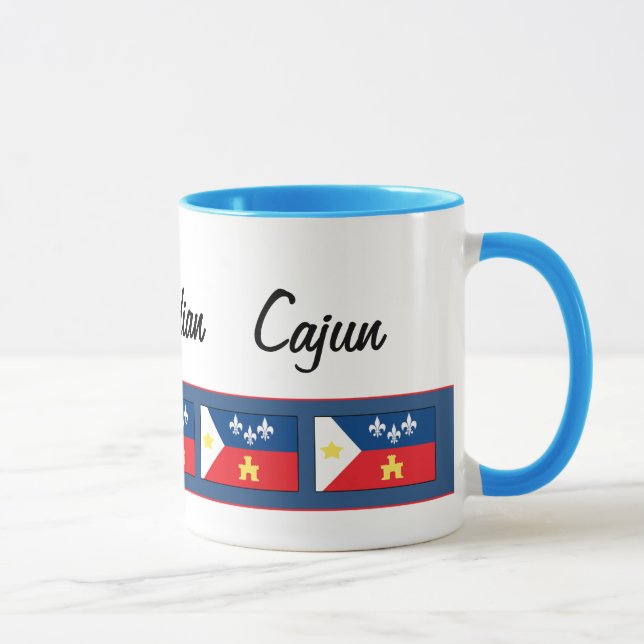 Acadiana Cajun flagga Mugg (Höger)