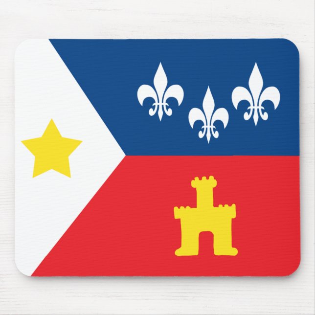 Acadiana Cajun flagga Musmatta (Framsidan)